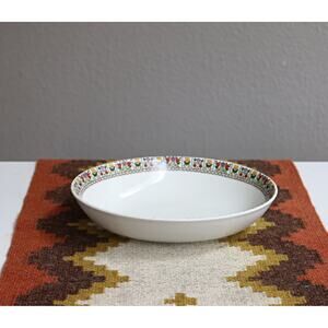 1970's Vintage Royal Doulton "Fireglow" Tulip Bud Serving Bowl Made in England